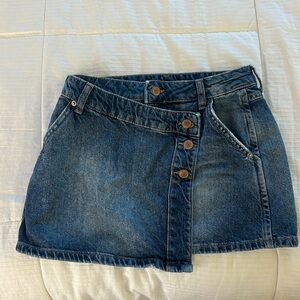 Free people jean skirt
